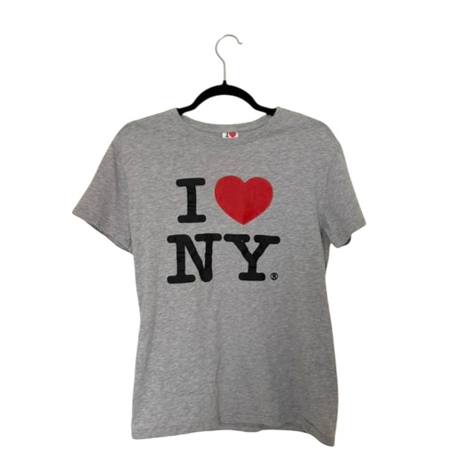 I Love NY Women's Grey T-shirt